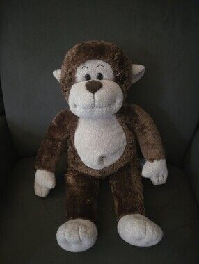 Build A Bear Monkey 18" Plush Stuffed Animal BABW Brown Soft Toy Chimp